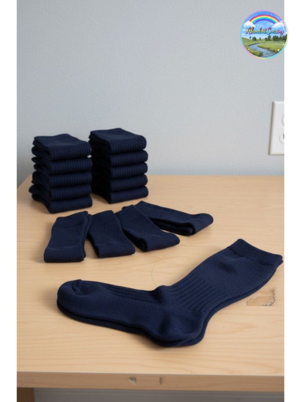 Women's Cotton Knee High Socks 10 Pairs Size 6-9 Comfort Fit